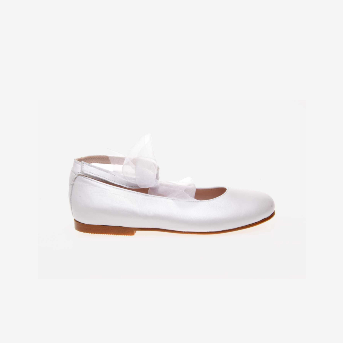 Manoletina - merceditas en piel con velcro