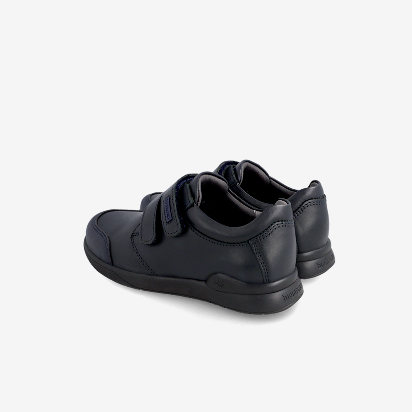 Zapato colegial niño Biomecanics azul marino con velcro