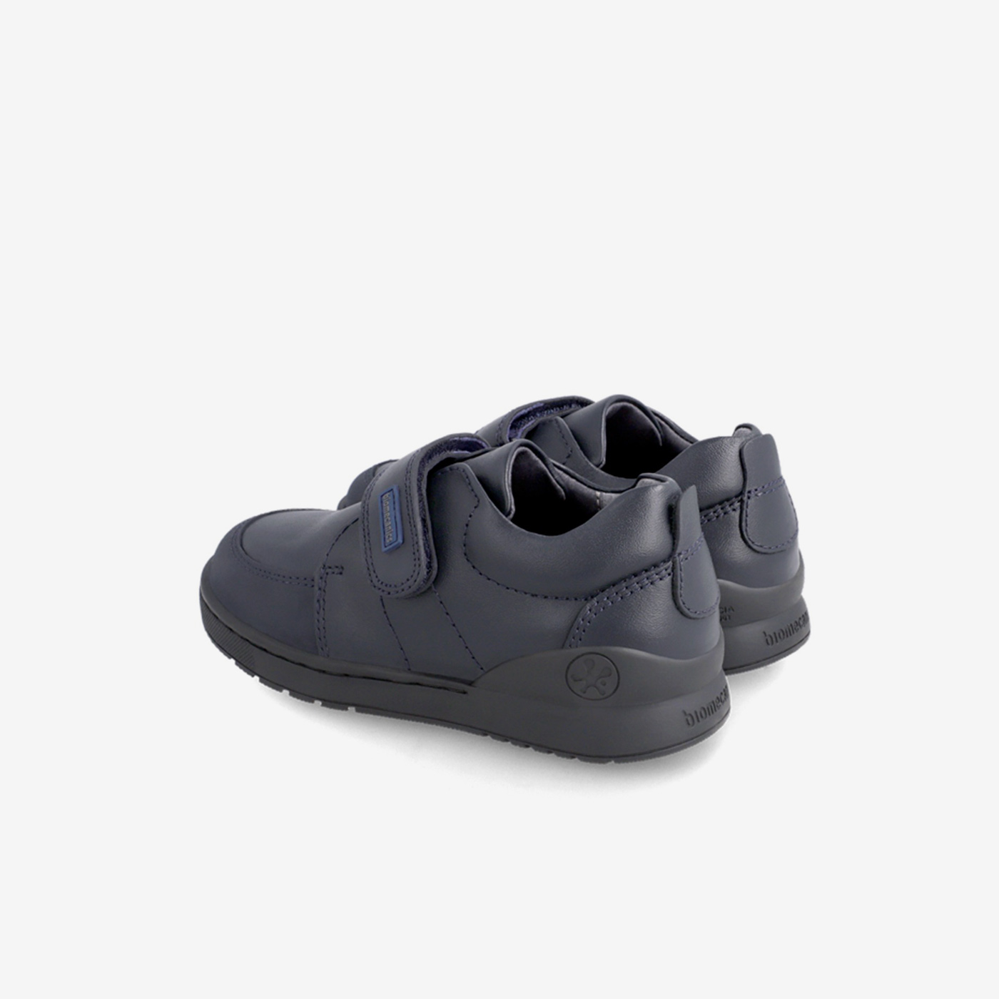 Zapato colegial azul marino con velcro