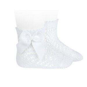 Calcetines Blancos con Lazo | Delicadeza y comodidad