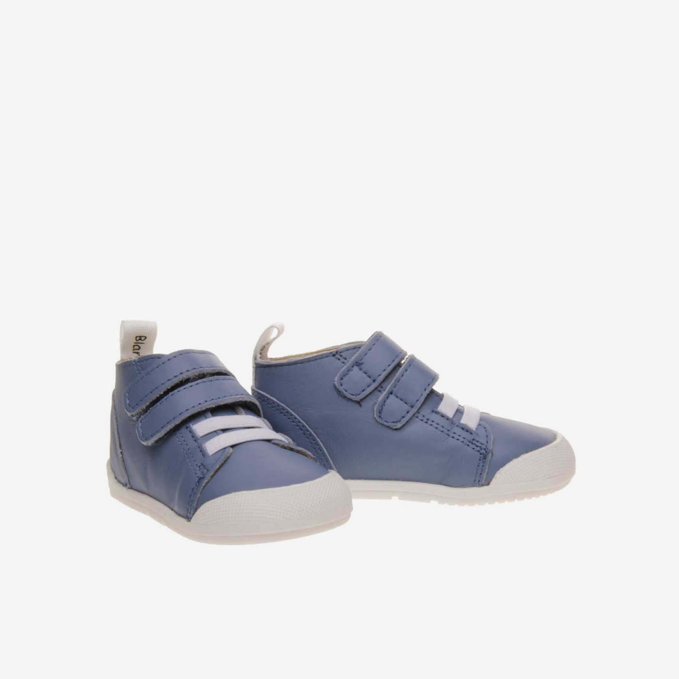 Bota de niño respetuosa con velcro y elásticos.