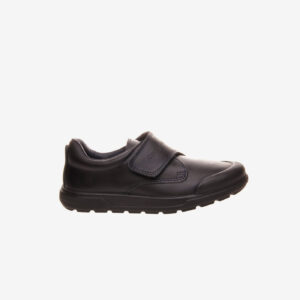 Zapato colegial azul marino lavable con velcro y puntera reforzada. Ligero, seguro y listo para aguantar cada día de cole.