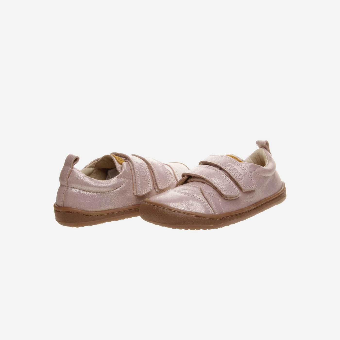 Deportivo colegial respetuoso rosa con velcro.