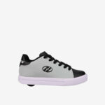 Heelys gris y negro con rueda. Discreta, firme y libre