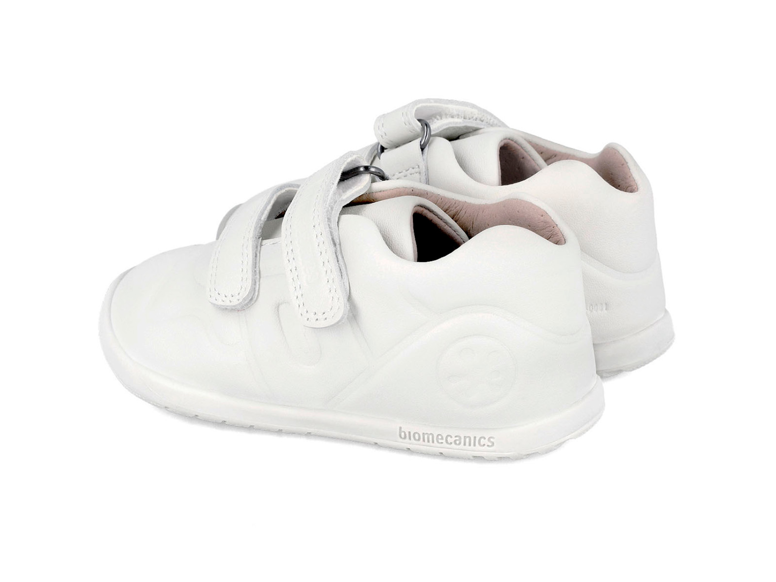 Deportiva Biomecanics blanca unisex primeros pasos con velcro
