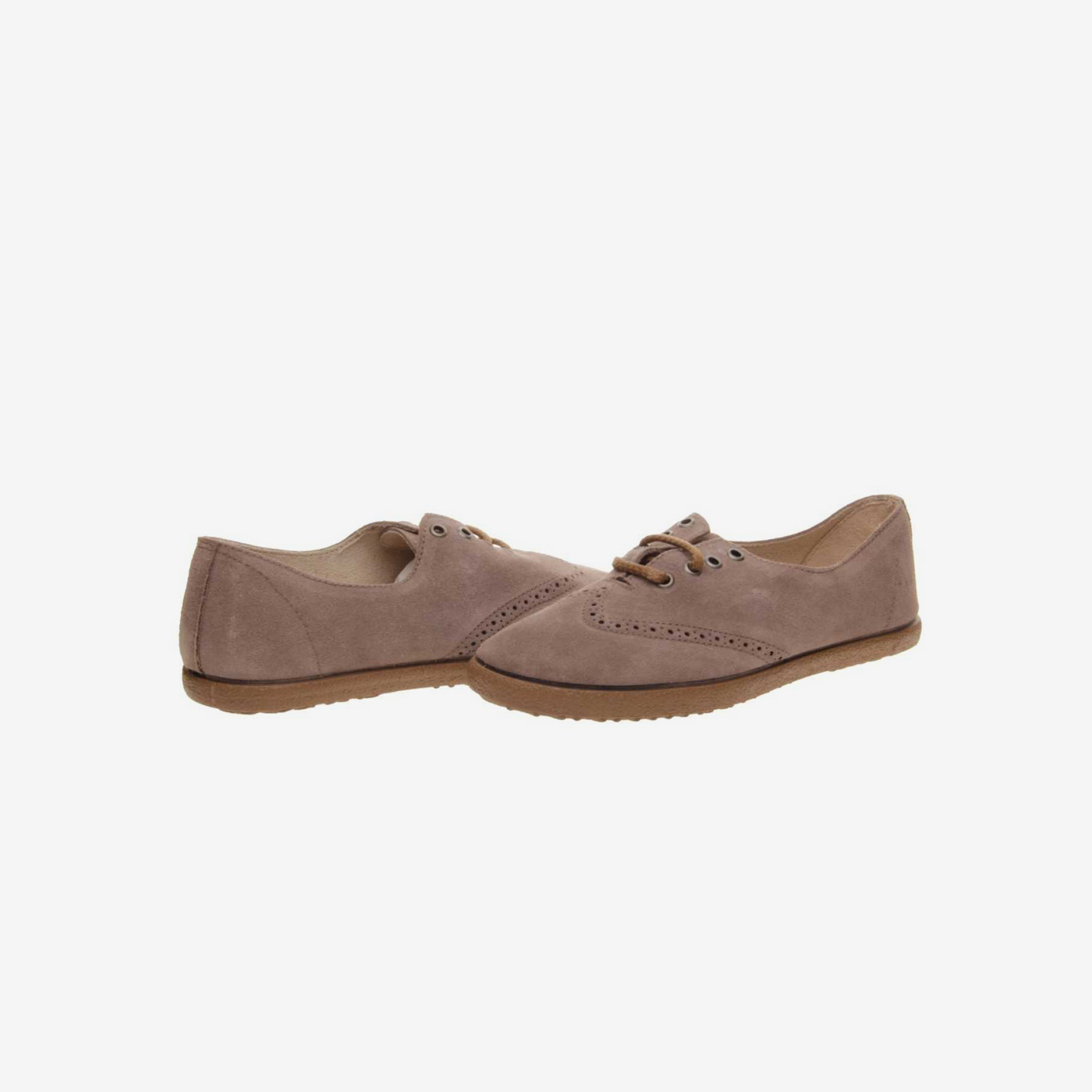 Blucher niño en serraje camel con cordón.