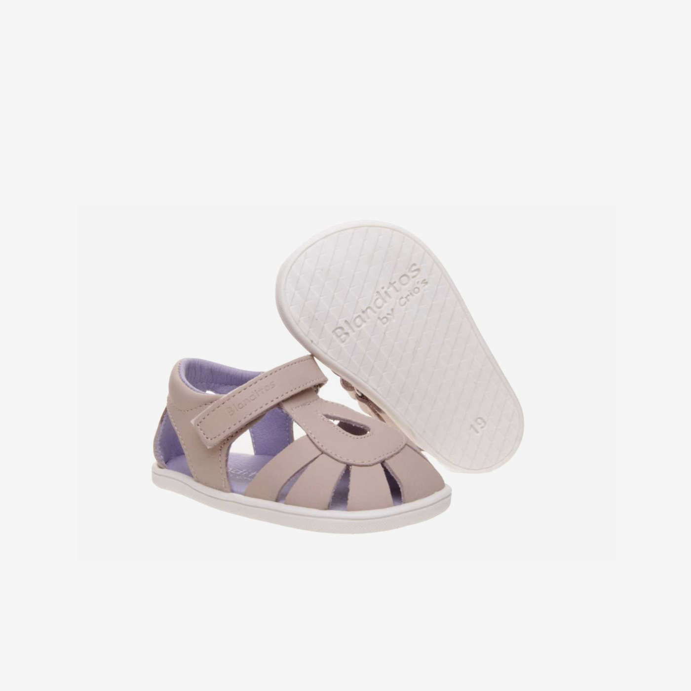 Sandalia respetuosa para niña Blanditos by Crio’s – Rosa