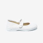 Merceditas de niña con velcro de lona