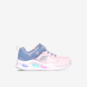Skechers con luces LED y botón ON/OFF. Ligeras, transpirables y fáciles de limpiar. Zapatillas cómodas y divertidas para el cole y el día a día.