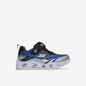 Zapatillas Skechers Vortex 2 con luces y botón ON/OFF. Cierre de velcro, suela ligera y un diseño divertido para cada aventura.