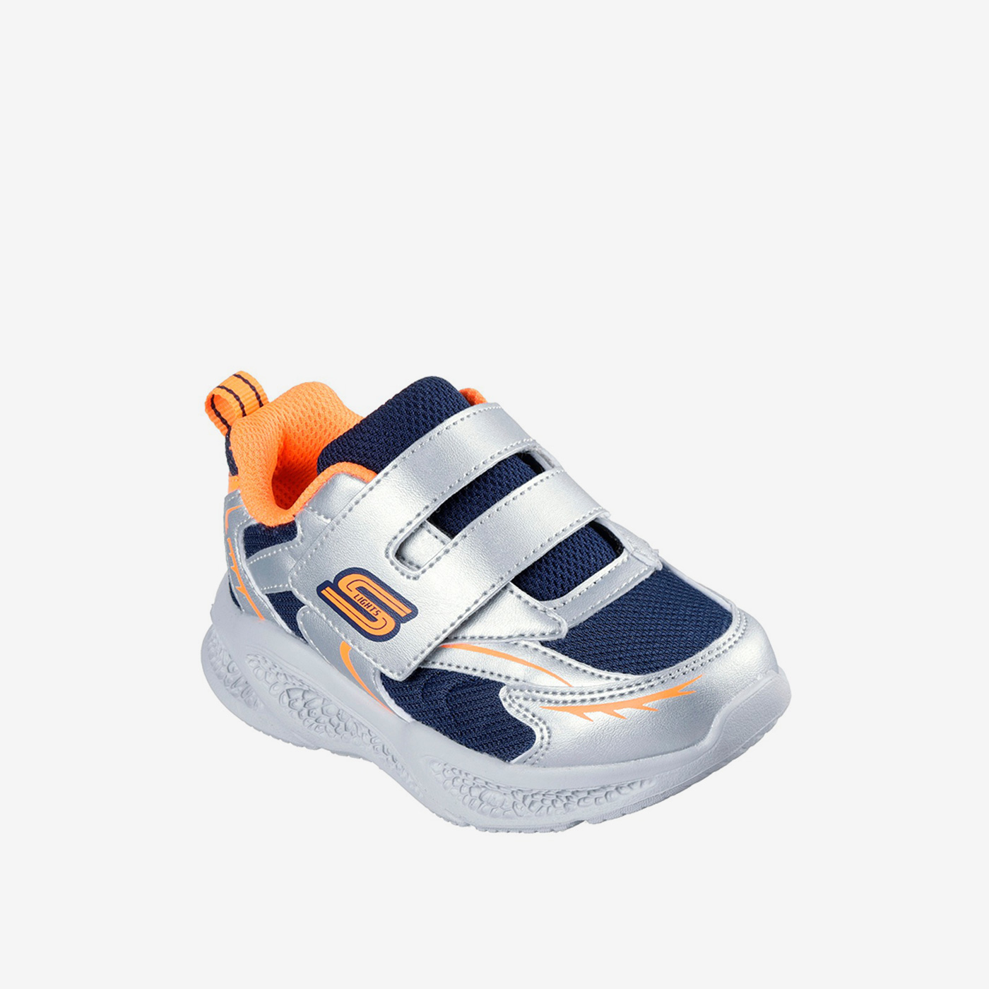 Skechers niño con luces urbanas | Velcro y suela segura