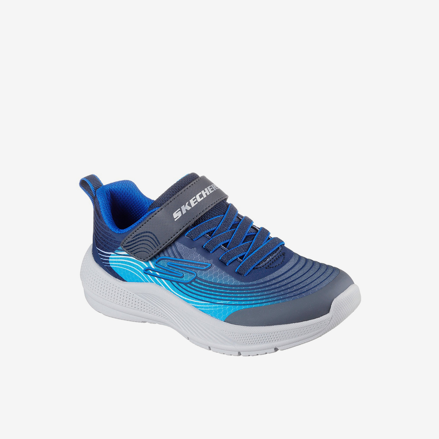 Zapatillas Skechers  Azul combiando Unisex Lavables con Velcro para el Cole