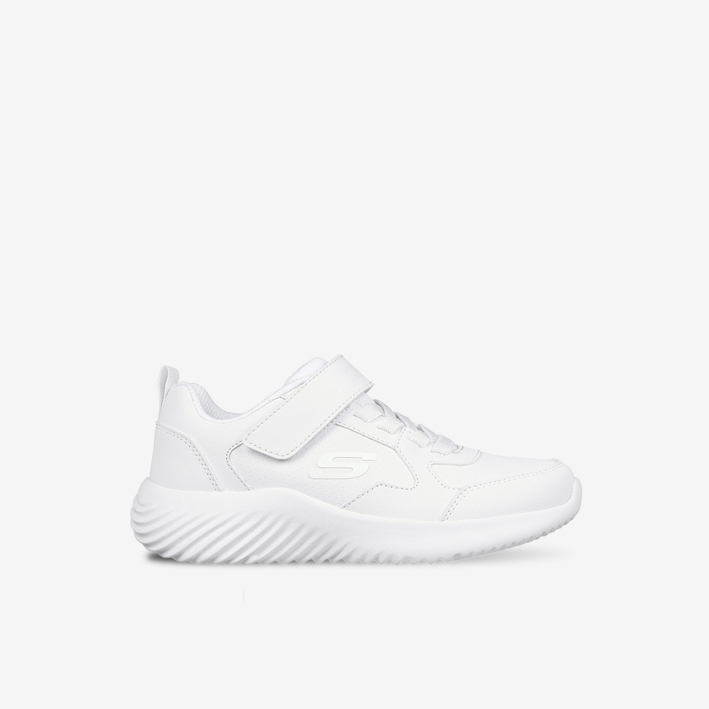 Zapatillas SkechersBlanco Unisex Lavables Velcro Colegial