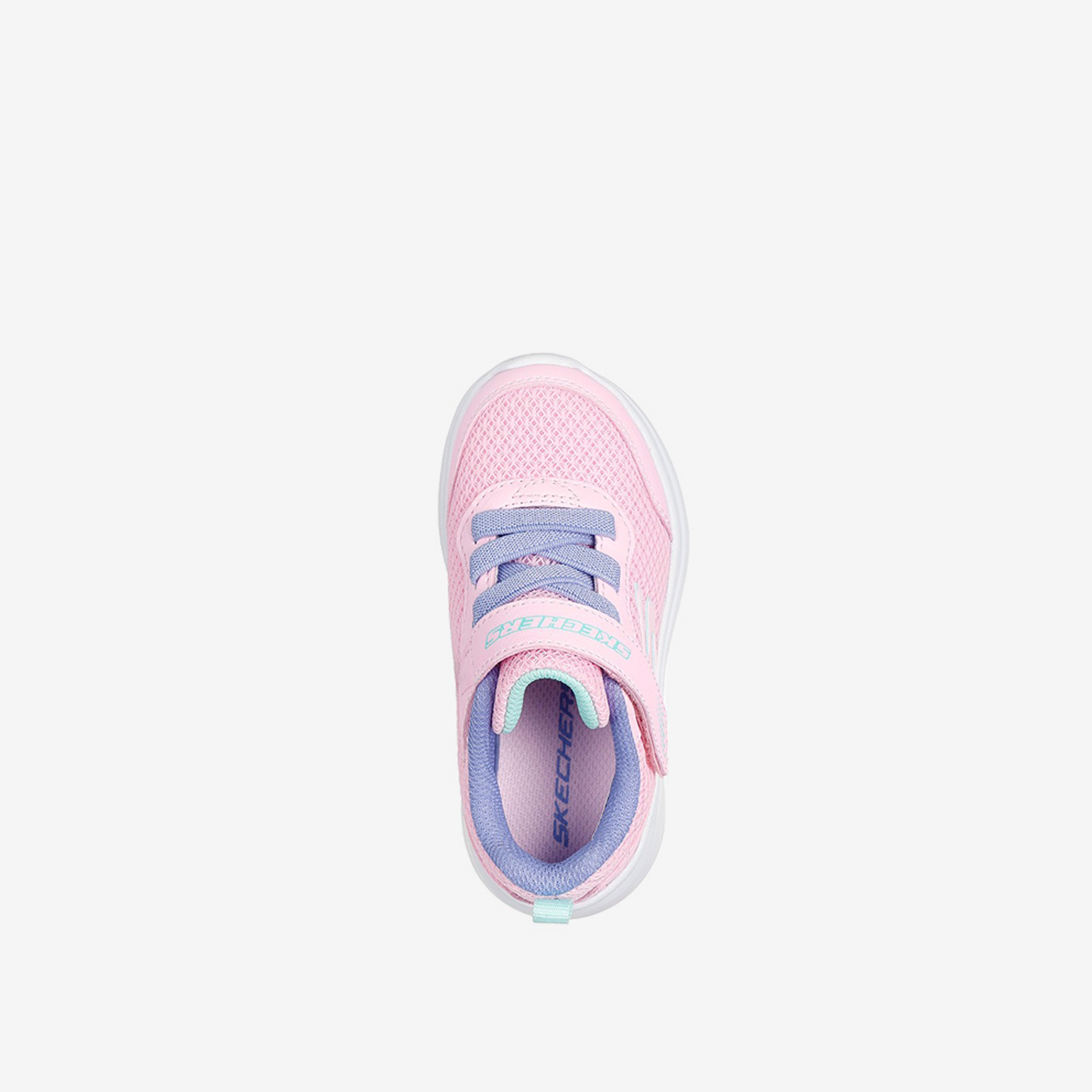 Skechers niña urbanas rosa | Deportivas con velcro y cordón elástico