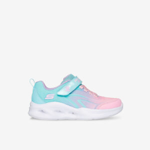 Zapatillas Skechers pastel con luces, velcro y suela antideslizante. Ligeras, transpirables y listas para el cole, el parque o cualquier plan diario.