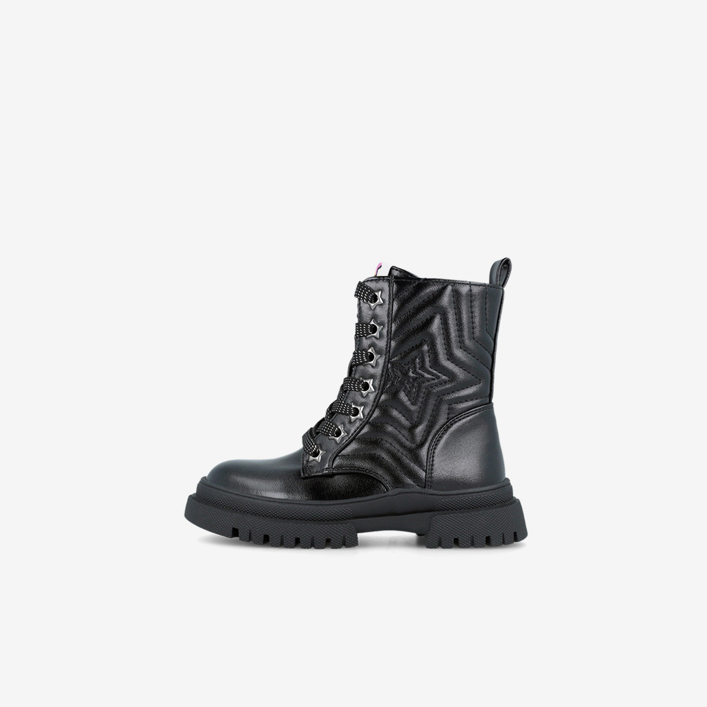 Botas de Garvalin tipo Martens, negras con estrella