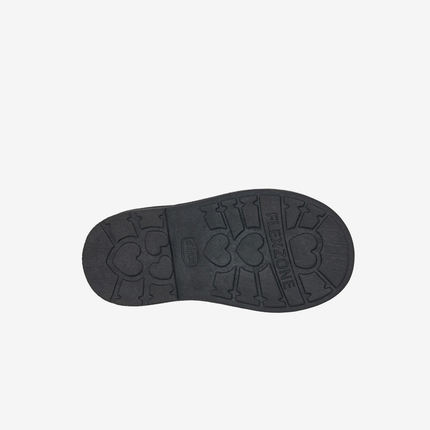 Bota niña Chicco negra cremallera y tachuelas