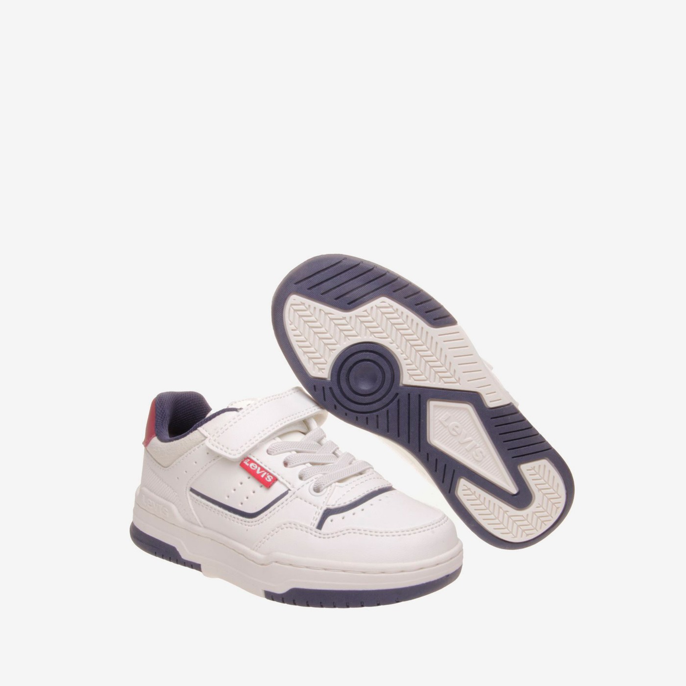 Zapatillas Levi’s blancas para niño con velcro | Las que no fallan en el día a día