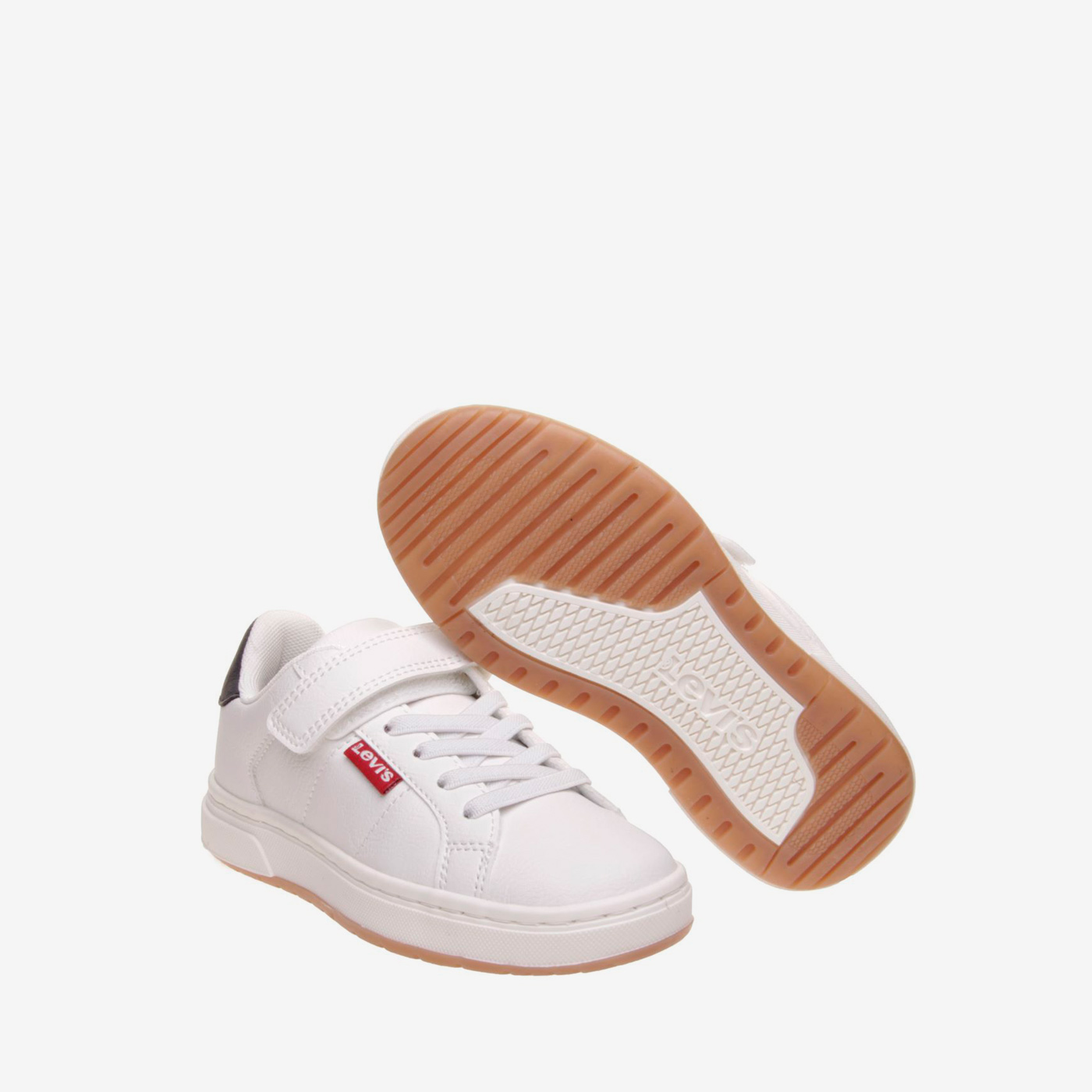 Zapatillas Levi’s blancas para niño | Comodidad para el cole y más allá