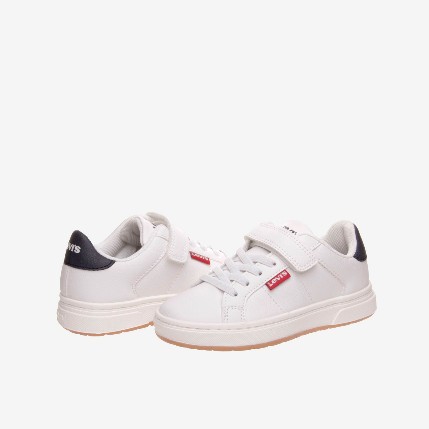 Zapatillas Levi’s blancas para niño | Comodidad para el cole y más allá