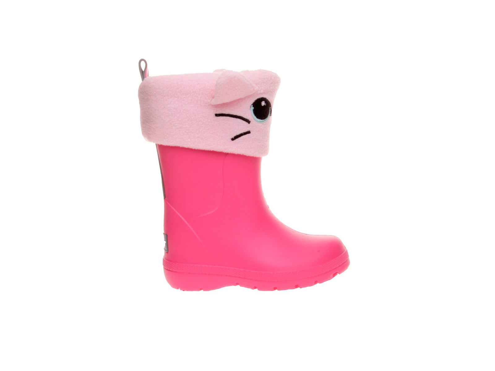 Bota agua gatito peluche rosa | Divertida y calentita