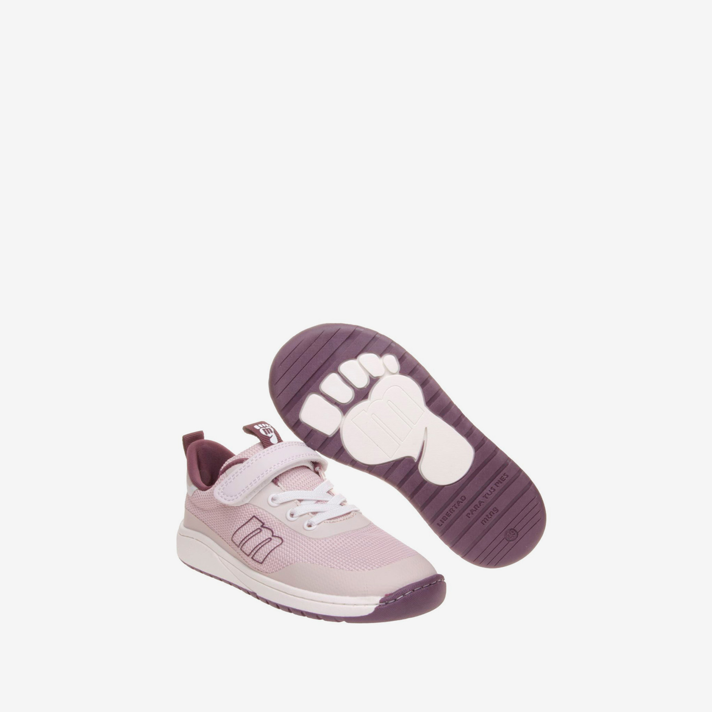 Deportiva Mustang flexible rosa para niña grande | Cómoda, respetuosa y con estilo