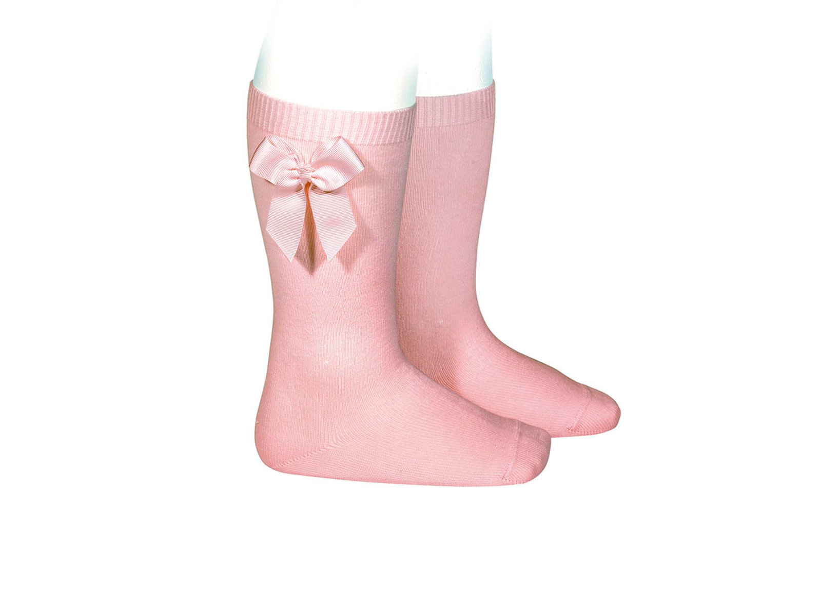 Calcetines rosa maquillaje con lazo, de Condor