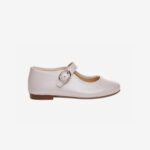 Mercedes en piel beige con hebilla.