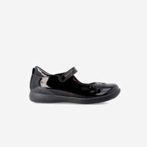 Zapato colegial charol niña Biomecanics negro