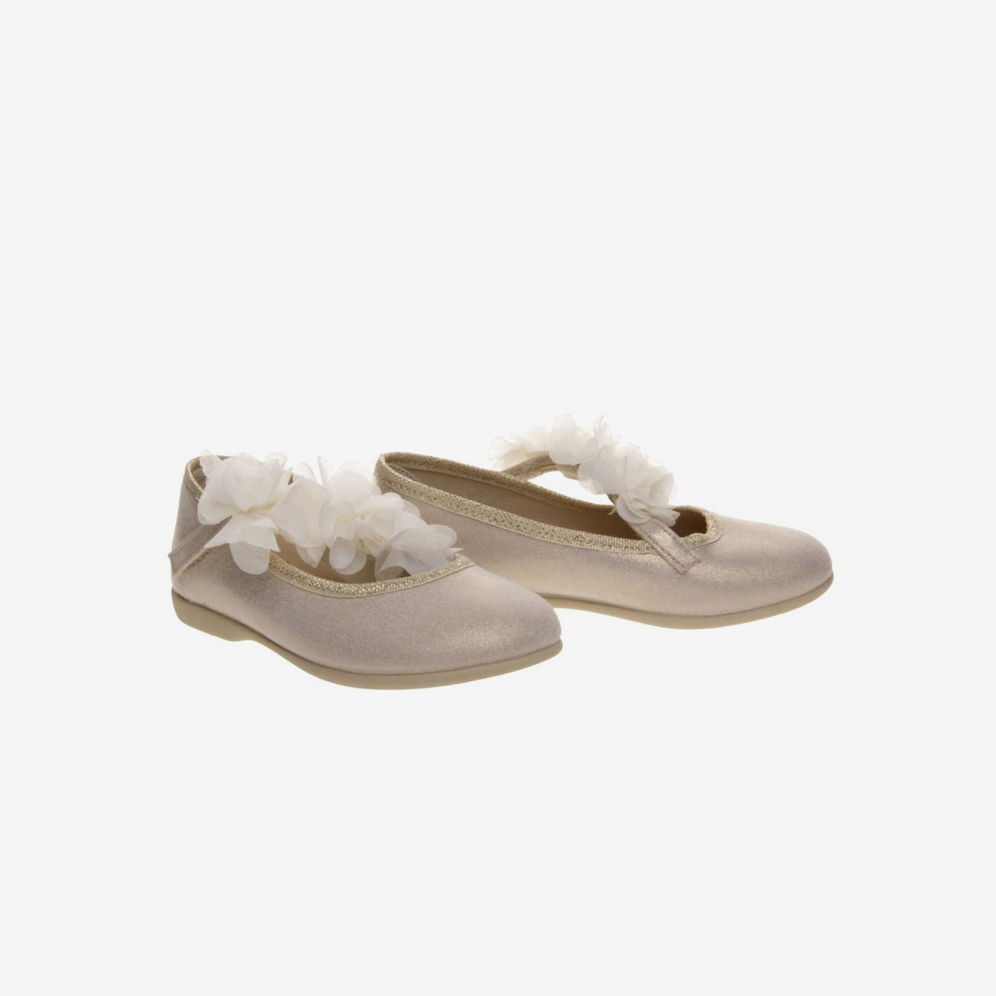 Mercedes niña metalizado con velcro.