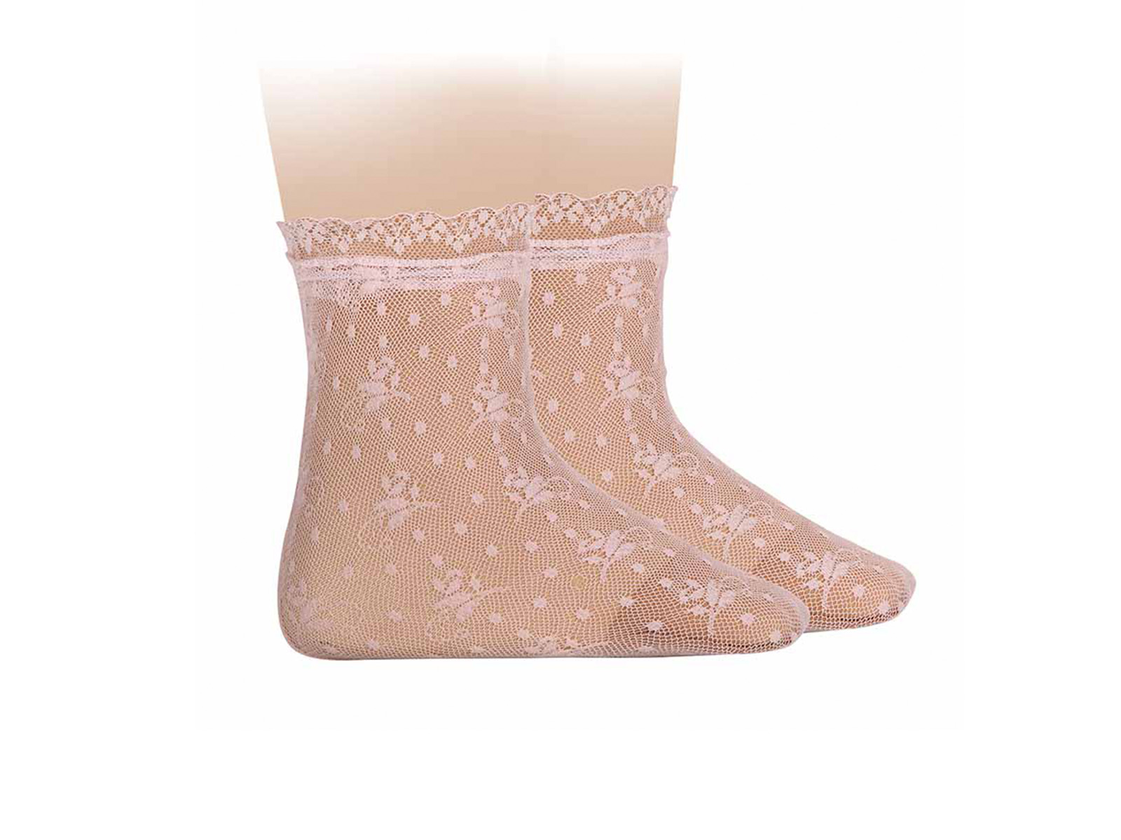 Calcetines Rosas Niña con Encaje | Dulzura y frescura