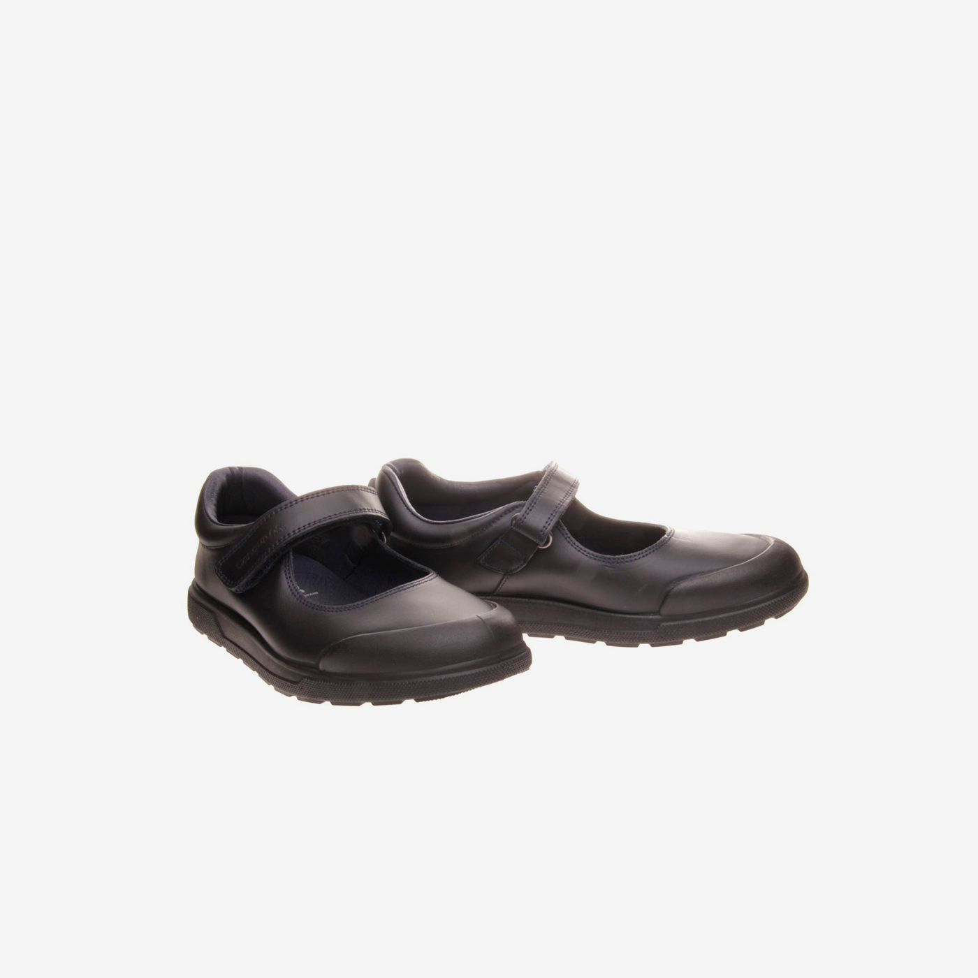 Zapato colegial para niña en color azul oscuro