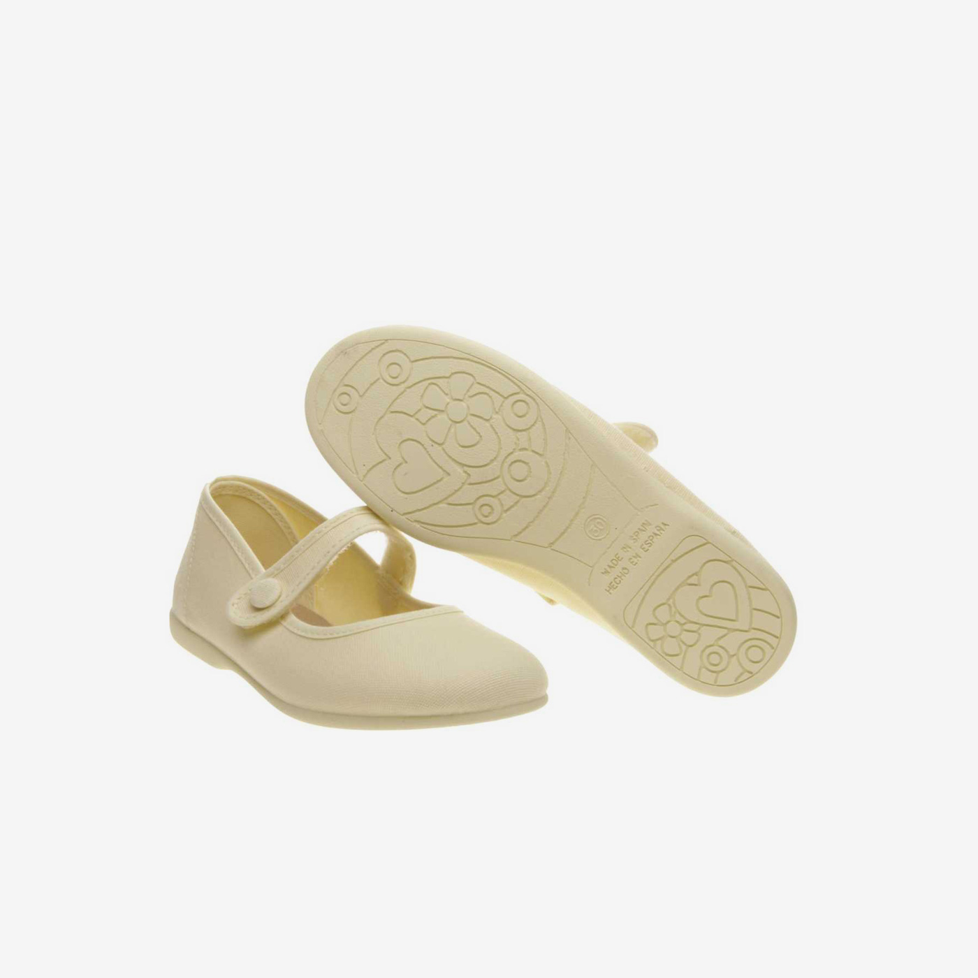 Mercedes niña amarilla con velcro.