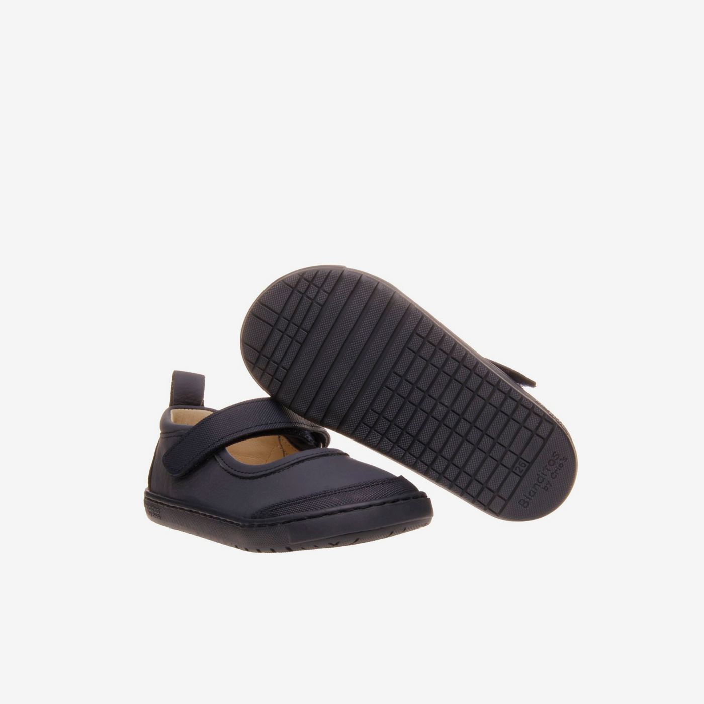 Blanditos merceditas colegial azul marino niña