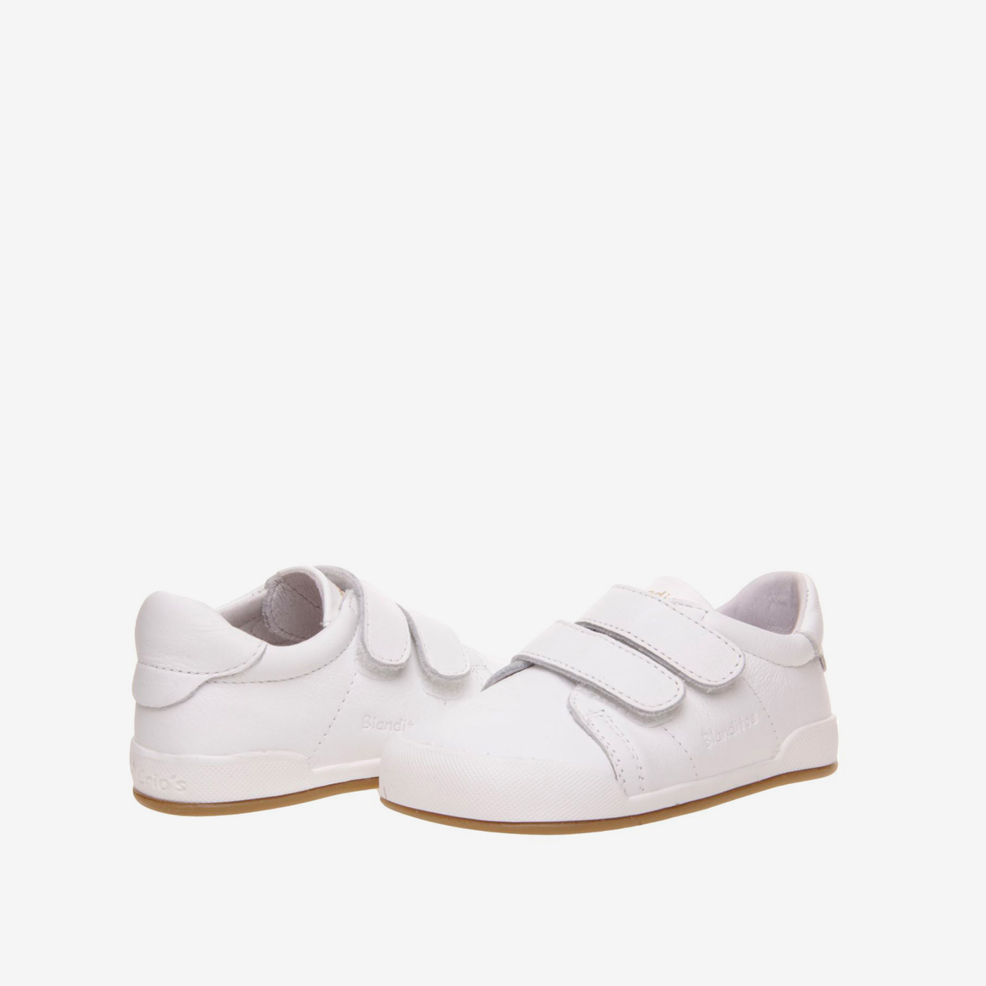 Blanditos deportivo respetuoso unisex en color blanco con velcro