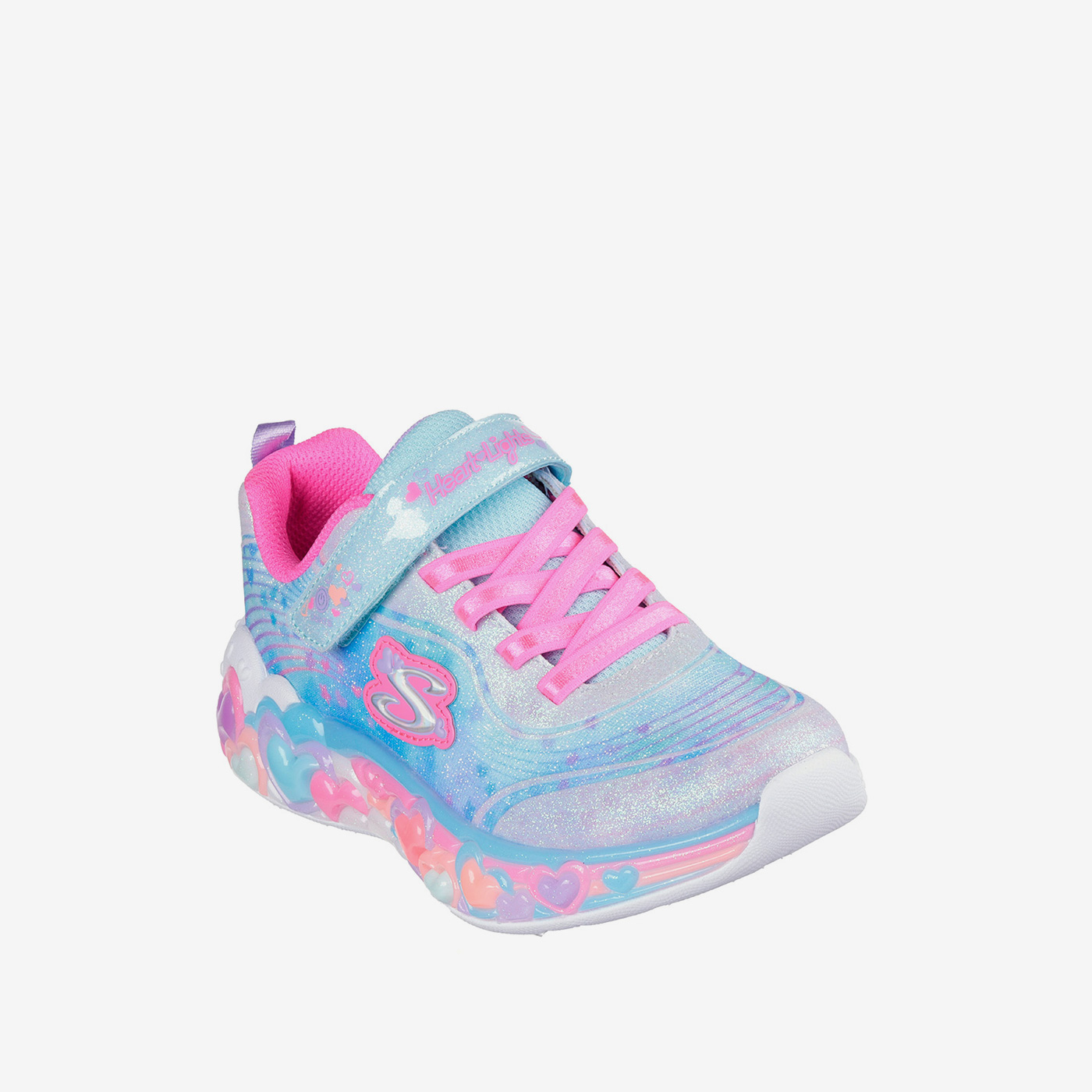 Skechers niña con luces y corazones | Bonitas, cómodas y fáciles de poner