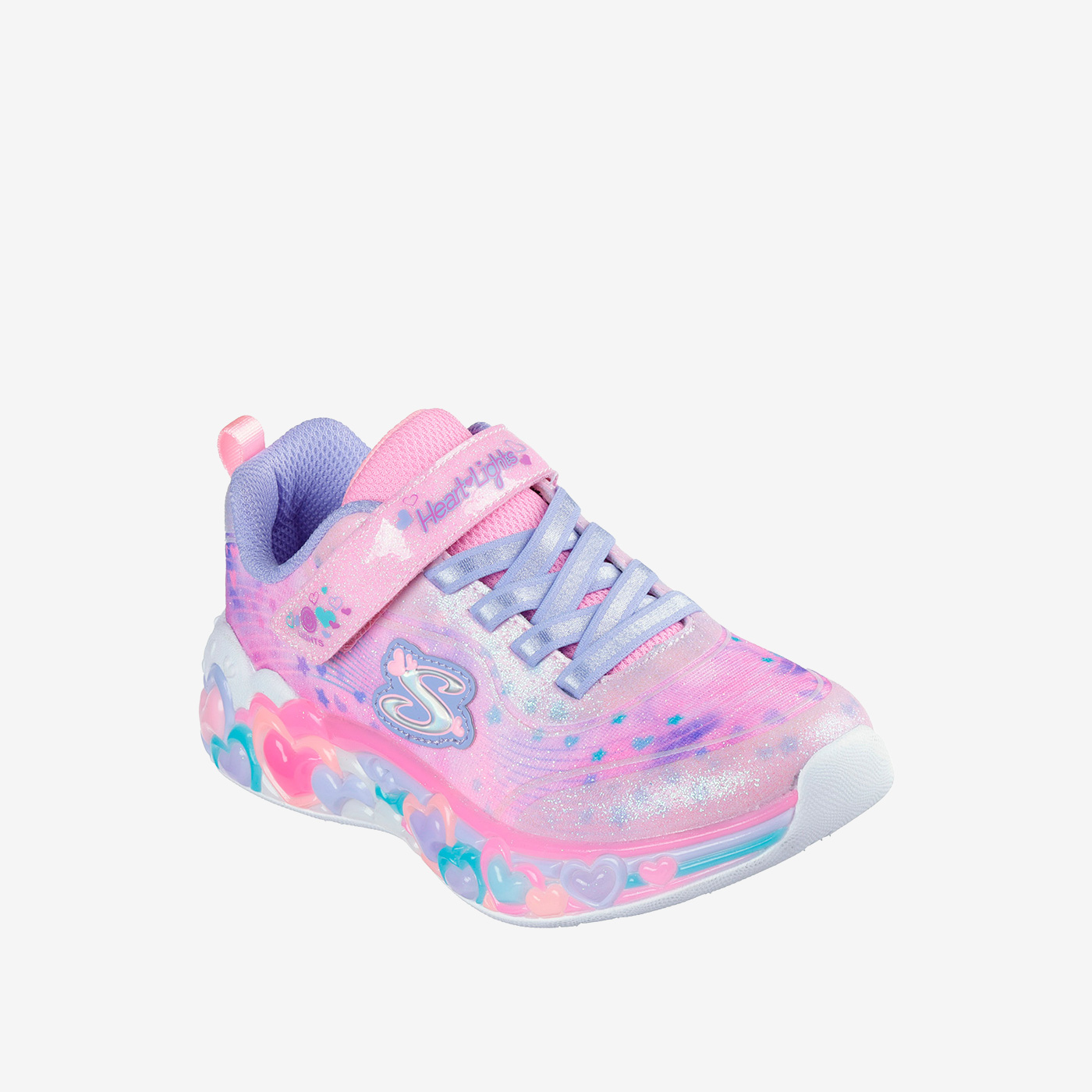 Skechers niña con luces | Corazones mágicos, brillo y comodidad