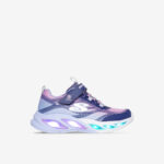Skechers niña azul y púrpura con luces | Confort, estilo y un toque de magia