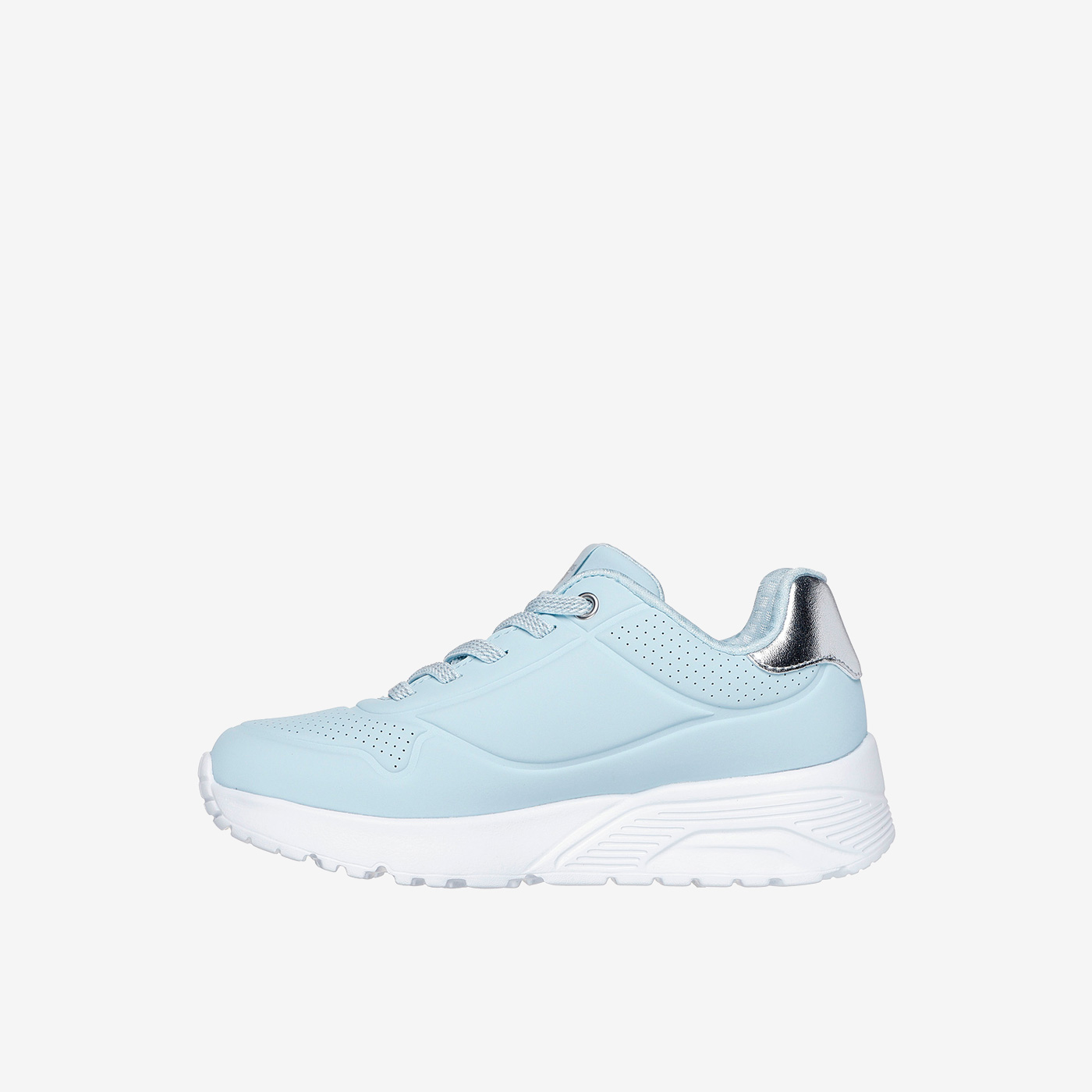 Skechers urbanas para niña | Azul pastel, lavables y ligeras