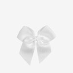 Lazo grande Cóndor para niña en color blanco