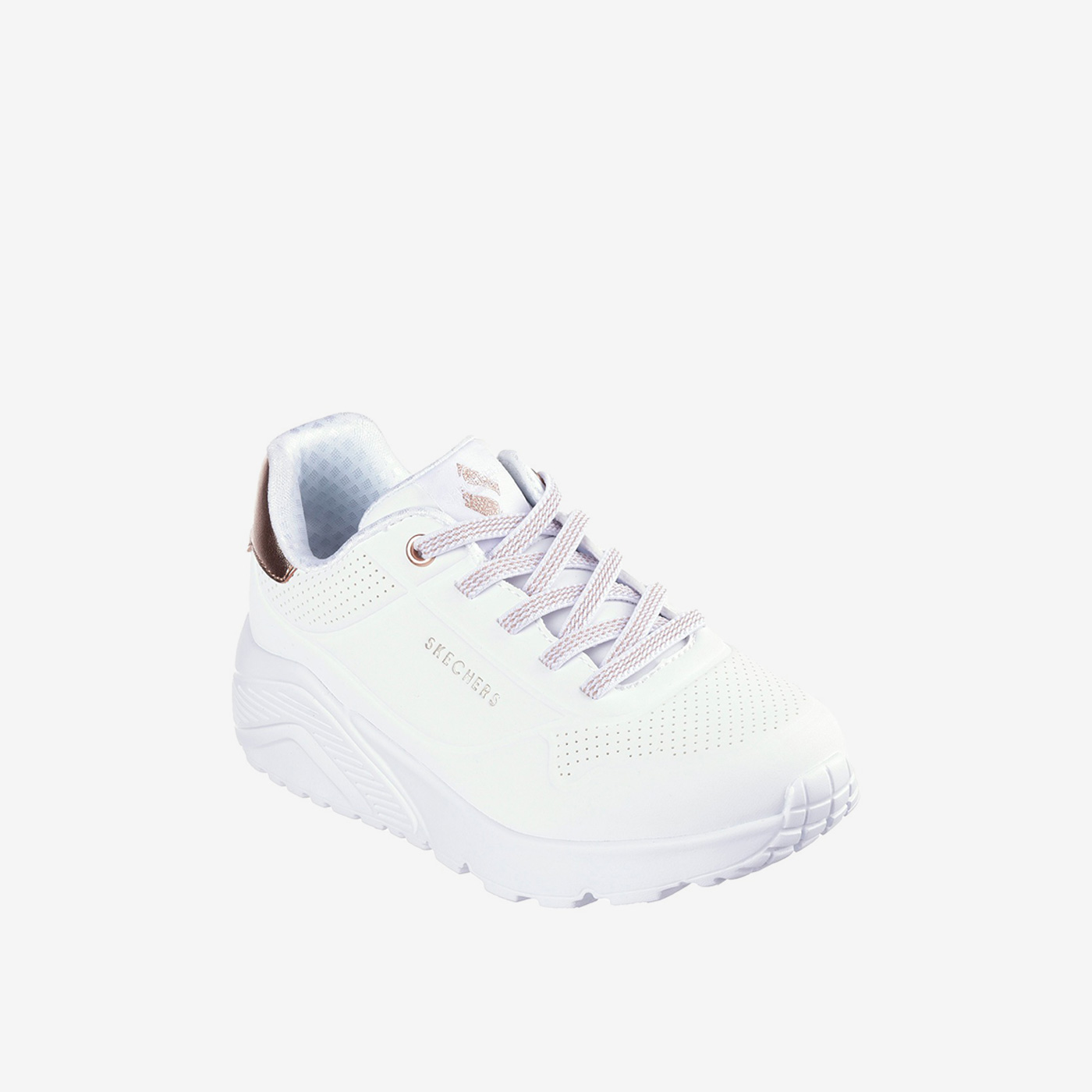 Skechers  blancas niña | Lavables y sin cordones