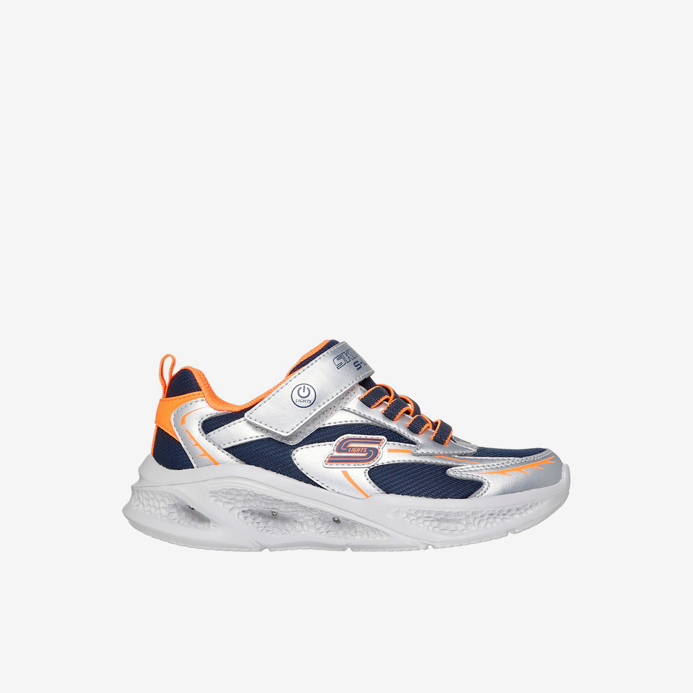 Skechers niño con luces urbanas | Velcro y suela segura