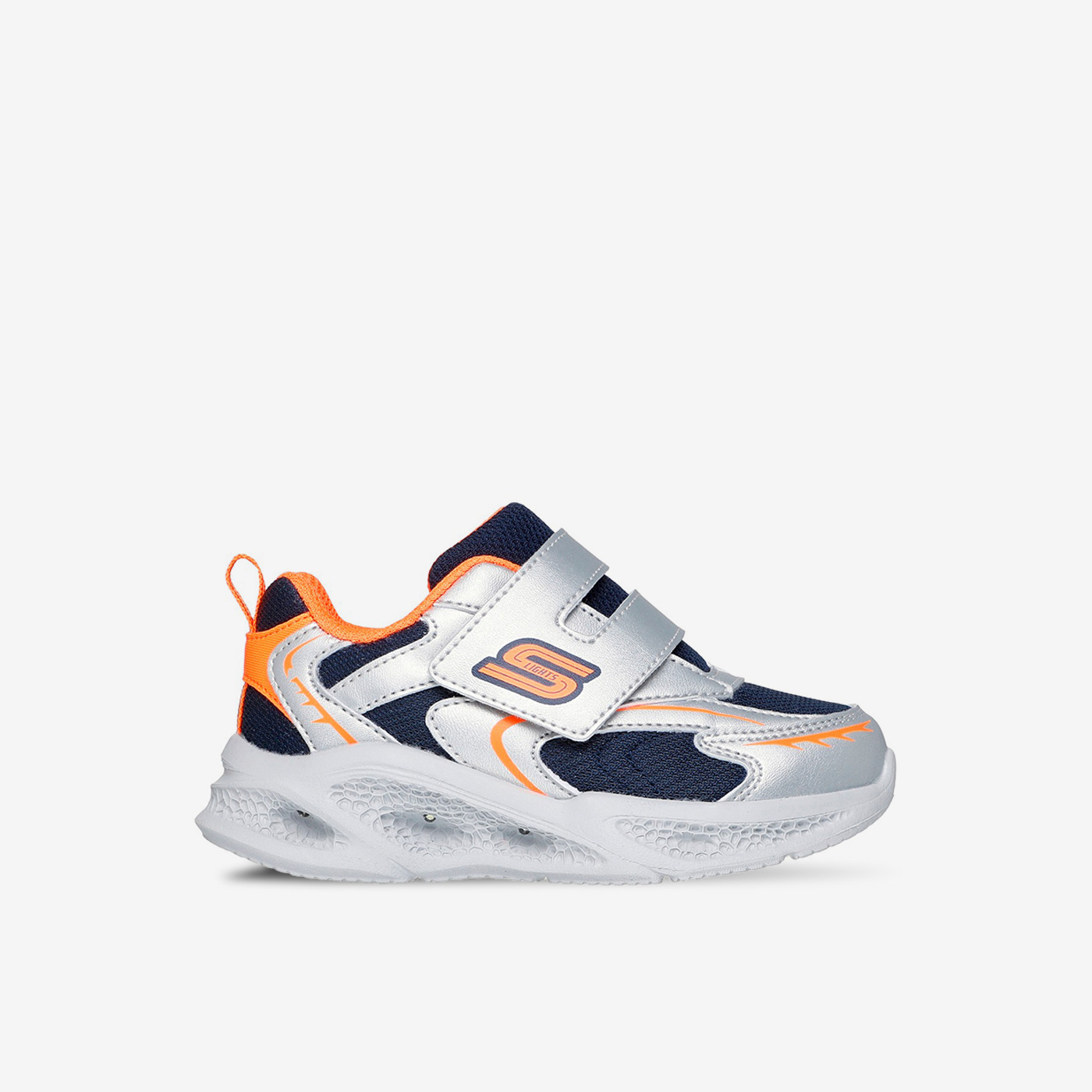 Skechers niño con luces urbanas | Velcro y suela segura