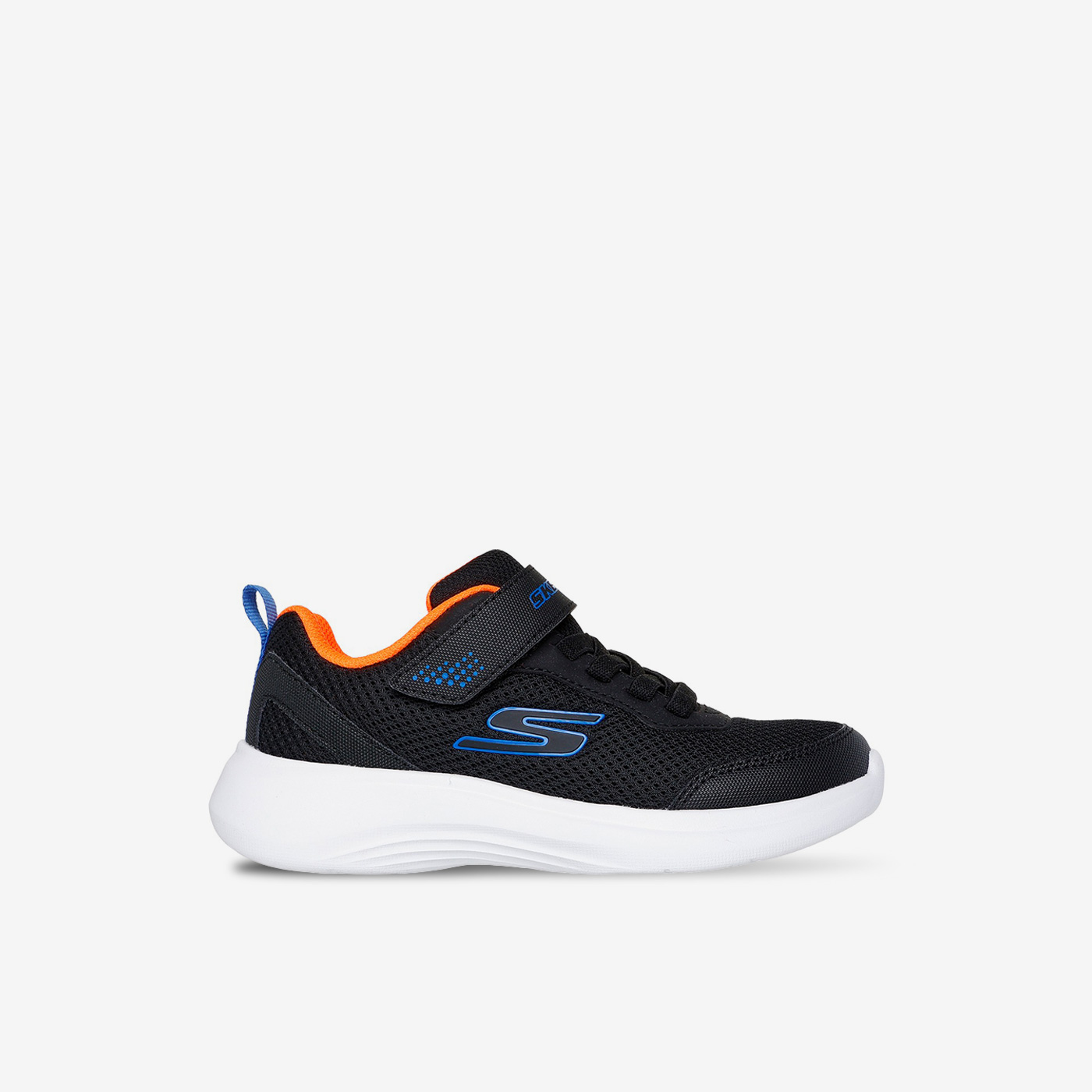 Skechers  negras y azules niño | Ligeras, cómodas y con velcro