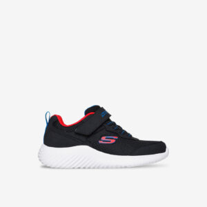 Skechers  niño negras con velcro | Ligeras y resistentes