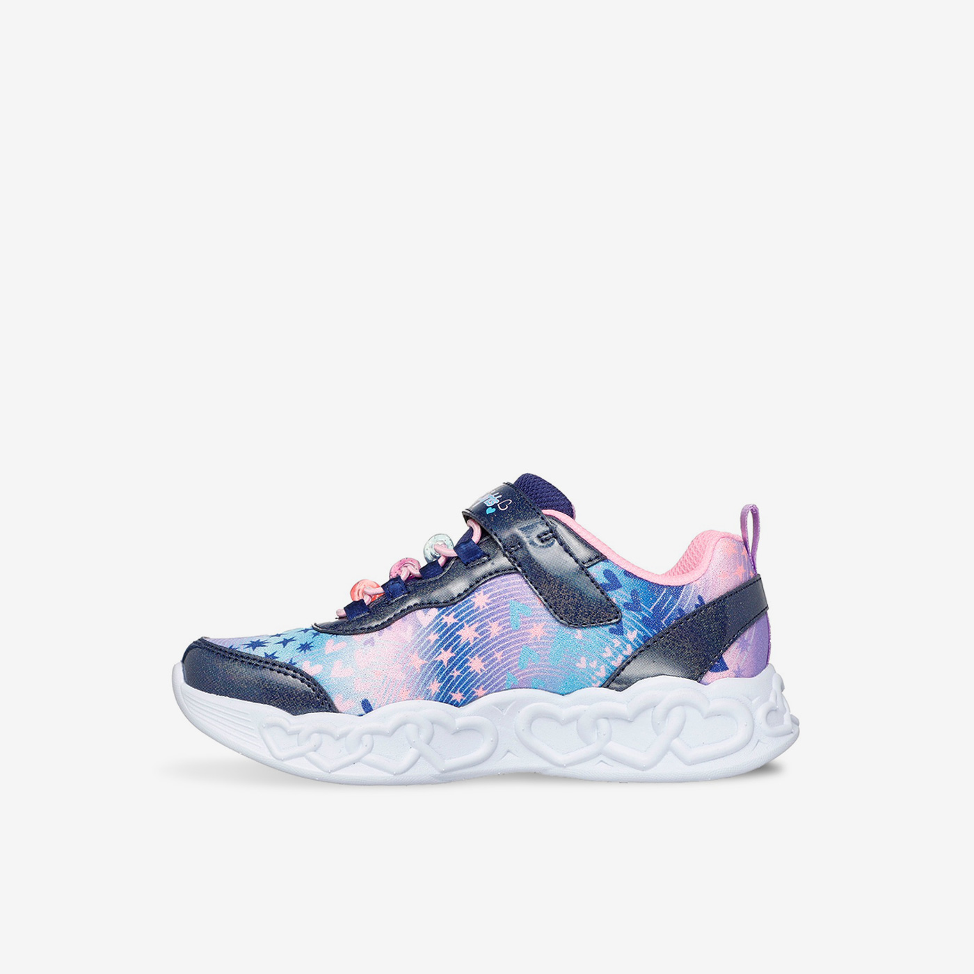 Skechers con corazones y luces. Suela flexible