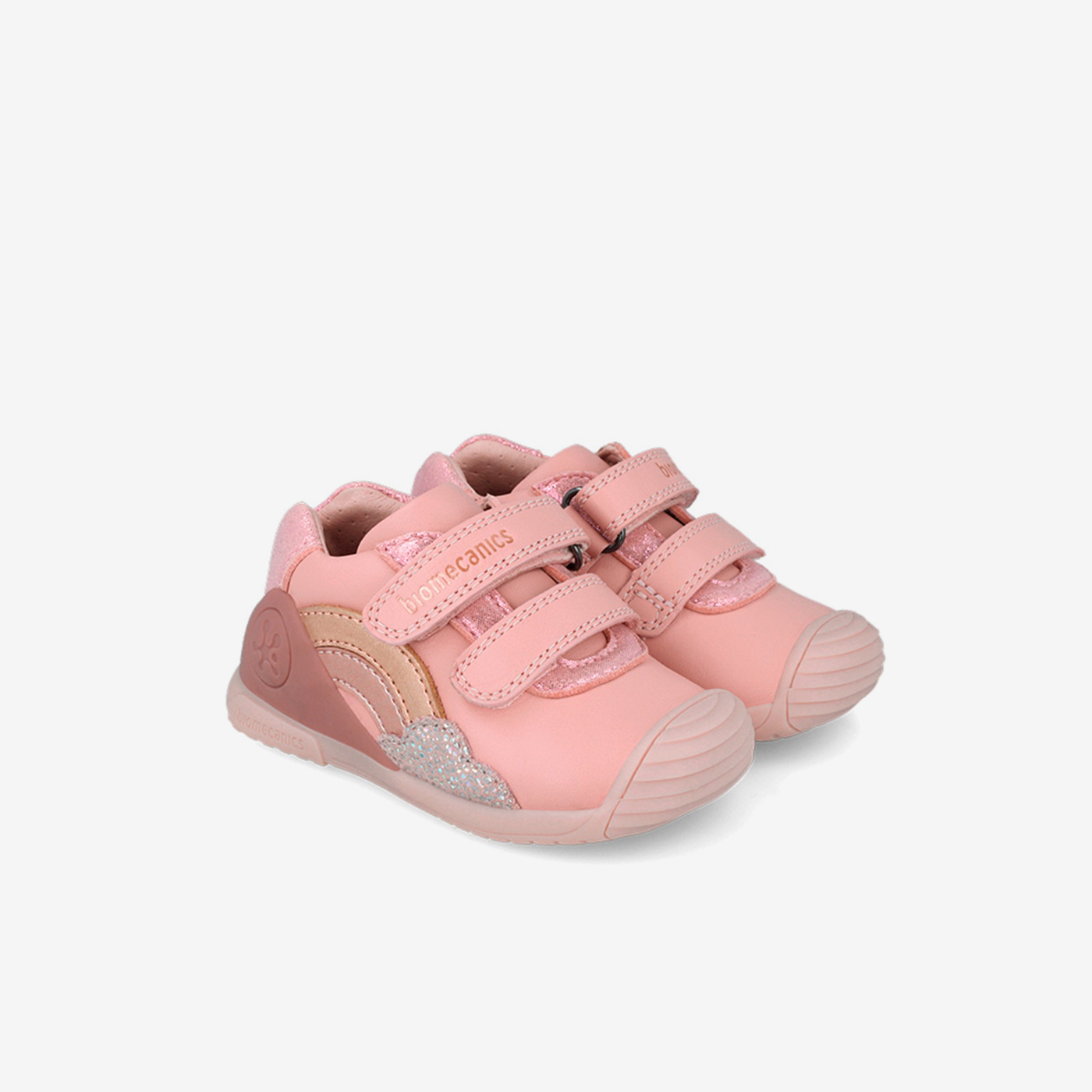 Deportiva primeros pasos Biomecanics rosa con velcro