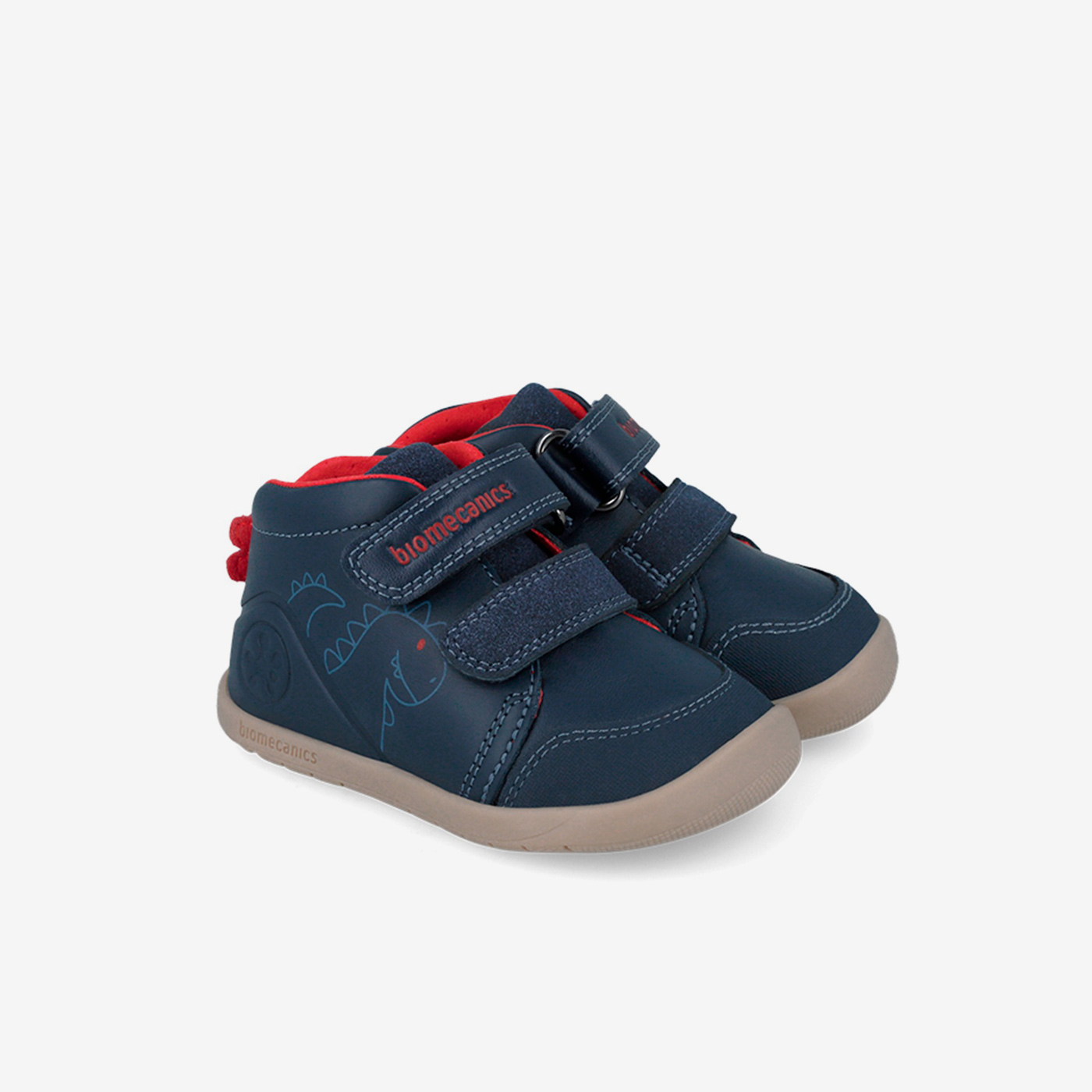 Botita Biomecanics de color azul dinosaurio