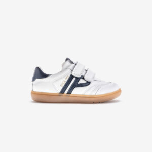 Deportiva urbana niño Pablosky  blanca y negra velcro