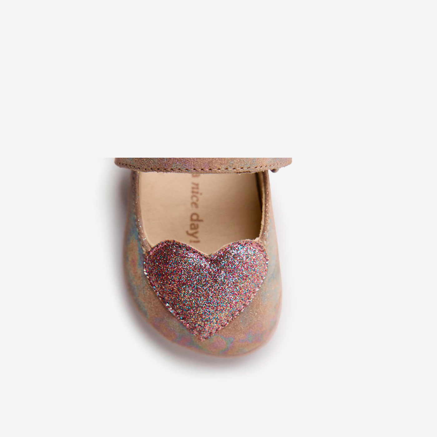 Mercedita respetuosa dorada de Gioseppo, con corazón decorativo